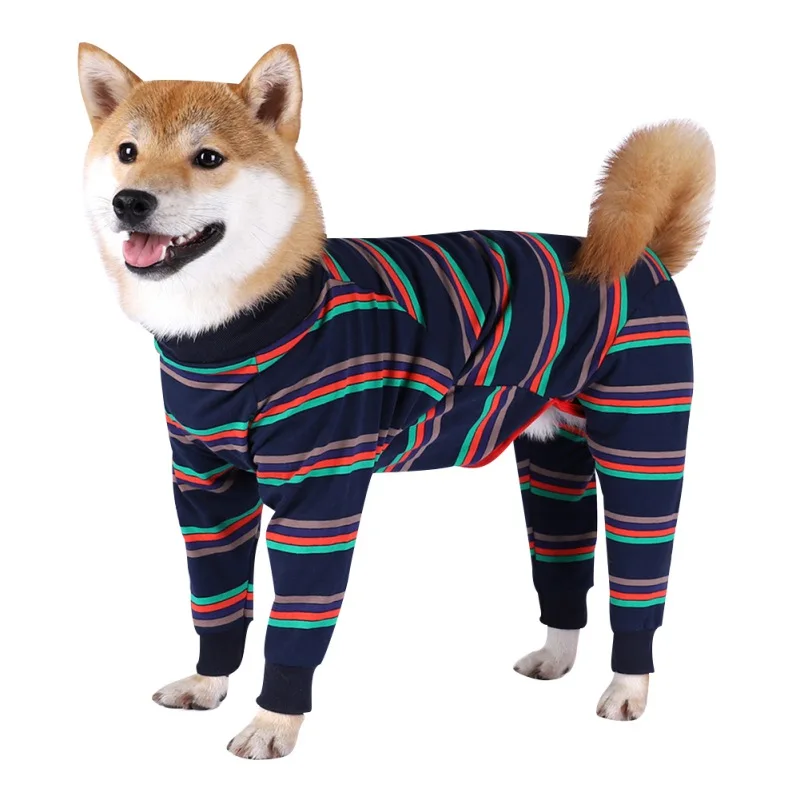

Comfortable Lightweight Pet Dog Panties Strap Sanitary Underwear Diapers Physiological Pants Clothing Pet Strip Printed Jumpsuit