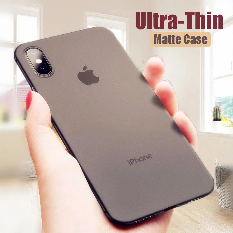 Роскошный 0 22 мм ультра тонкий мягкий чехол для IPhone X XS Max XR полный противоударный