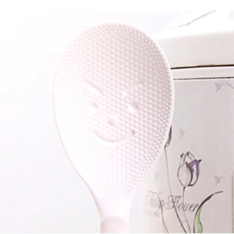 Оптовая продажа рисовая ложка со смайликом экологический специальный кухонный