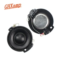 ghxamp 32mm silk film treble speaker mini tweeter loudspeaker cone basin neodymium dual magnetic 8ohms 10w 2pcs