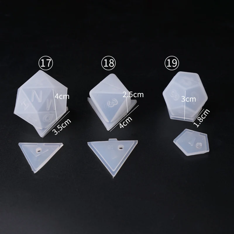 

1 pc Transparent Epoxy Resin Dice Mold Crafts DIY Craft Making Accessories Pendant Jewelry Mould Tools