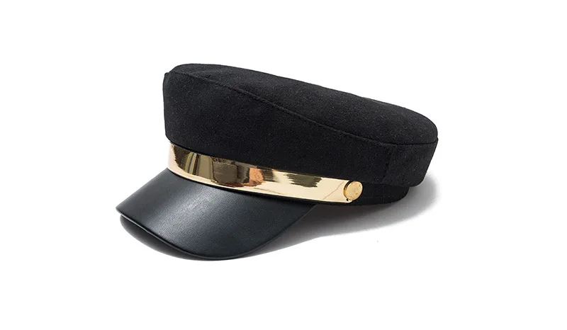 Женская шерстяная восьмиугольная шапка, зимняя женская, мужская, береты, шапки для девочек, теплая шапка, женская шапка, военная Кепка, плоская кепка s