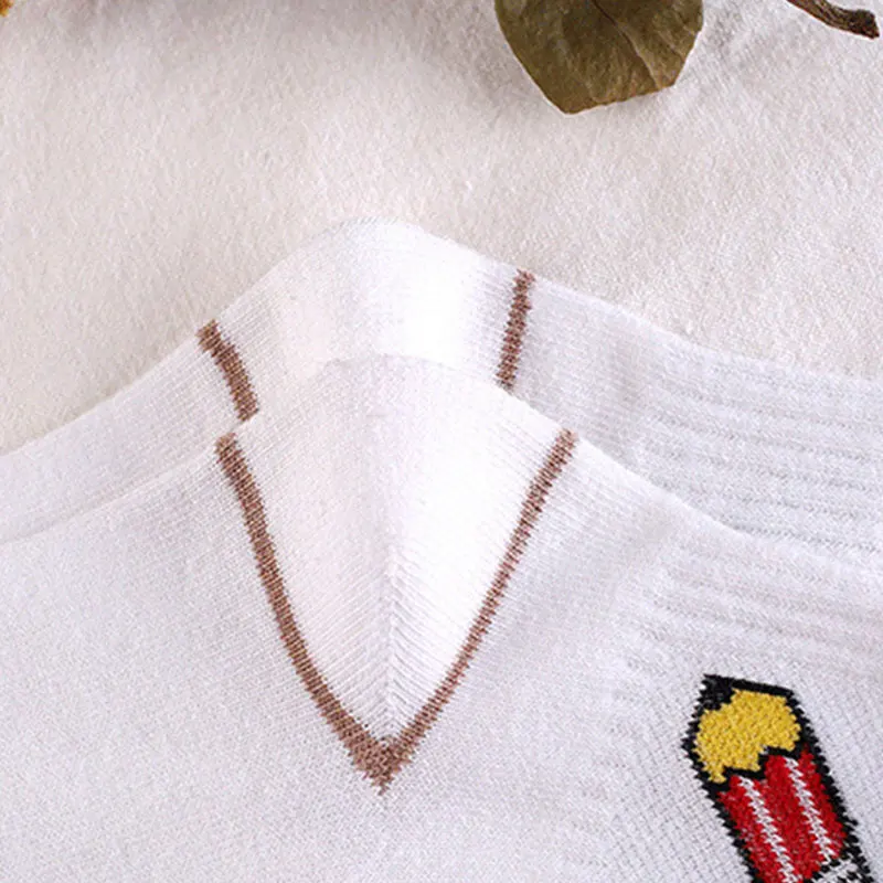 Новинка носки-трубы с рисунком банана молока женские хлопковые носки принтом