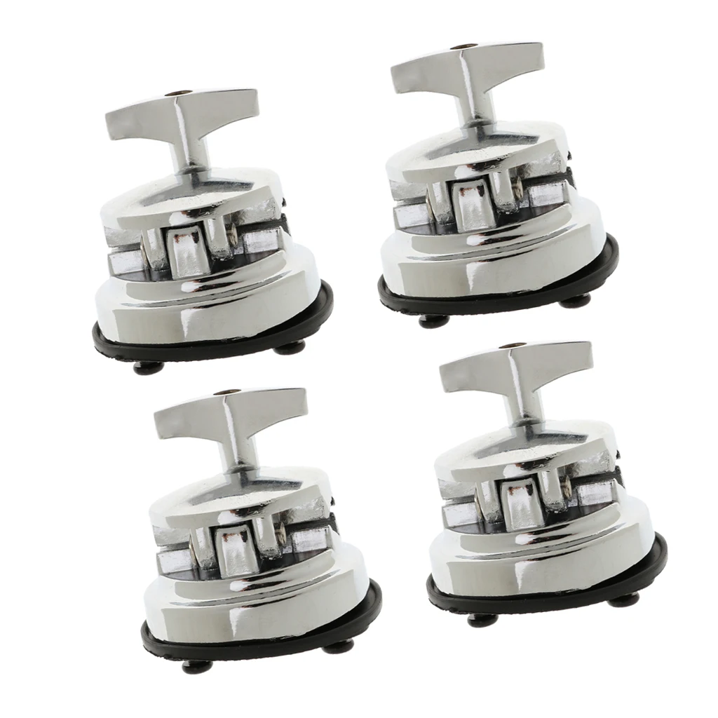 4x цинковый сплав держатель барабана опорная пластина барабан стойка зажим