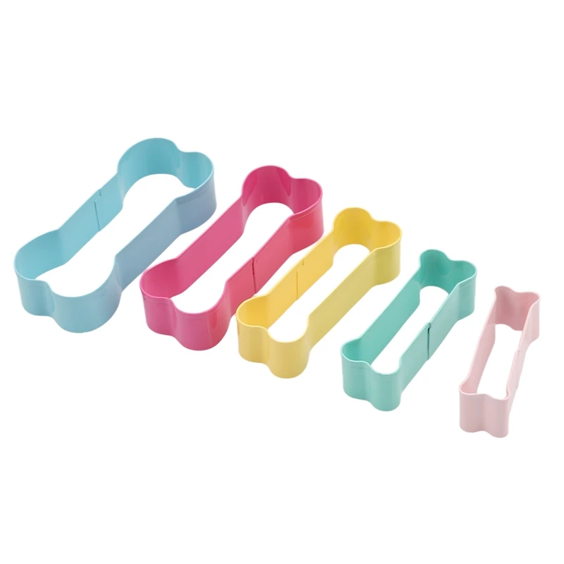 5 шт. набор 3D в форме собачьей кости резак для печенья кухонные аксессуары из