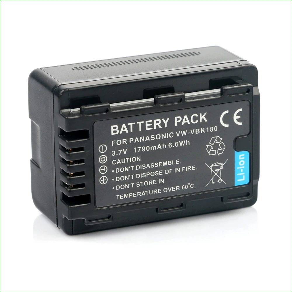 LANFULANG VW VBK180 Батарея и Зарядное устройство для цифрового фотоаппарата Panasonic HC V700 SDR