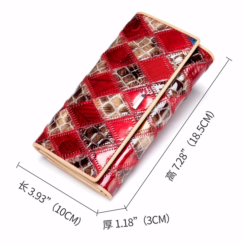 

New woman wallet Genuine leather large-capacity retro coin purse first layer cowhide women's clutch wallet clutch bag