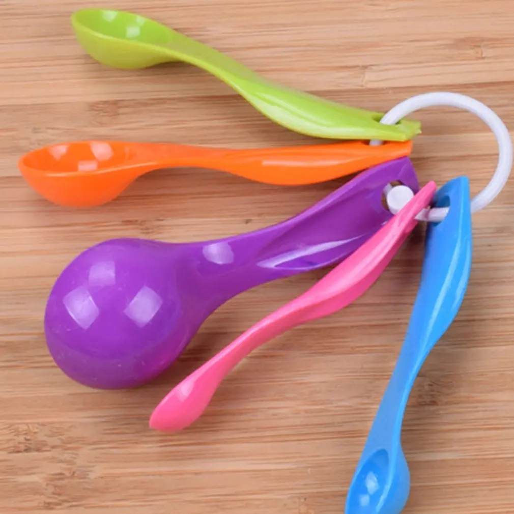 

New Universal Measuring Spoons With Scale Measuring Cup Combination Plastic Baking Utensil Sugar Cake Baking Spoon