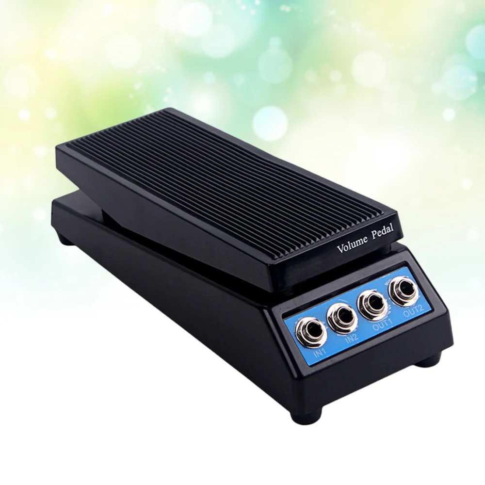 

Guitar Stereo Volume Pedal Guitar Effect Pedal 4 Channel Guitar Accessories Parts O26 Black