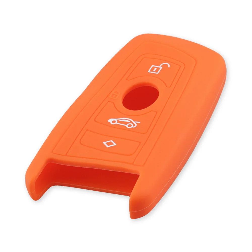 KEYYOU 10 шт. силиконовый умный чехол для брелка с ключом BMW F CAS4 5 7 Series F10 F20 F30 335 328 535 650