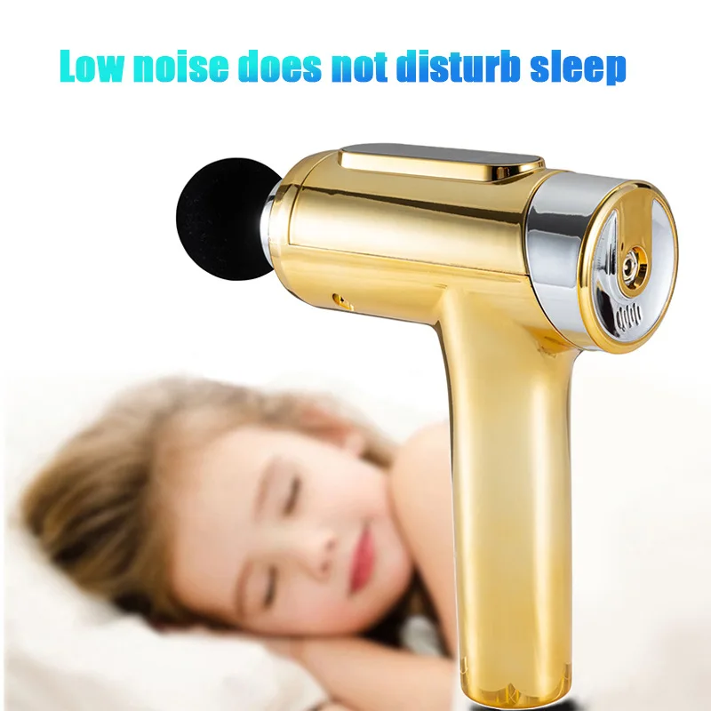 Массажный пистолет с ЖК дисплеем устройство для глубокого массажа мышц