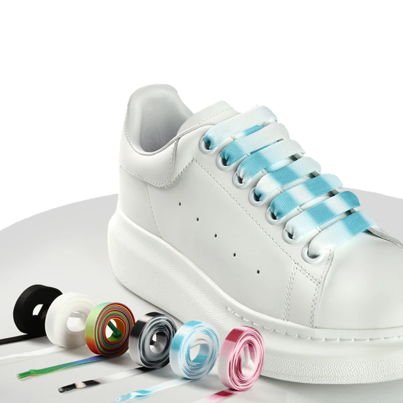 

Lazy Shoe Lace Shoe Laces Rainbow Shoelaces Tie-dyed Shoelace No Tie Shoelace Sneakers Flat Shoelaces Gradient Flat Shoe laces