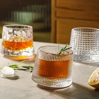 whisky tumbler cup spinning beer glass durable martini glass tequila shots glass whisky glass old fashion rum glass
