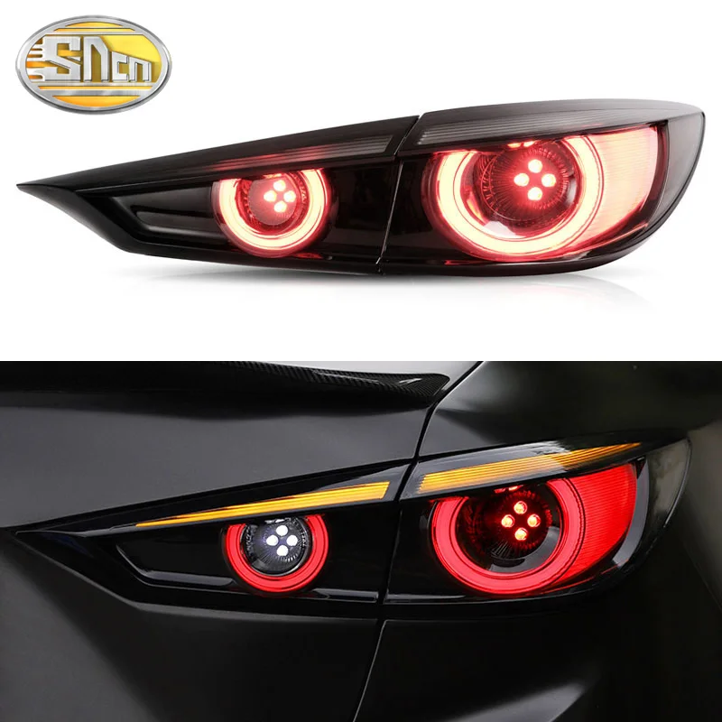 Автомобильный светодиодный фонарь светильник хвост для Mazda 3 седан Axela 2014 - 2018