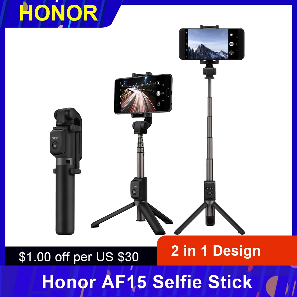 Оригинальный штатив для селфи Honor AF15 / Pro Портативный Беспроводной монопод BT3.0 iOS