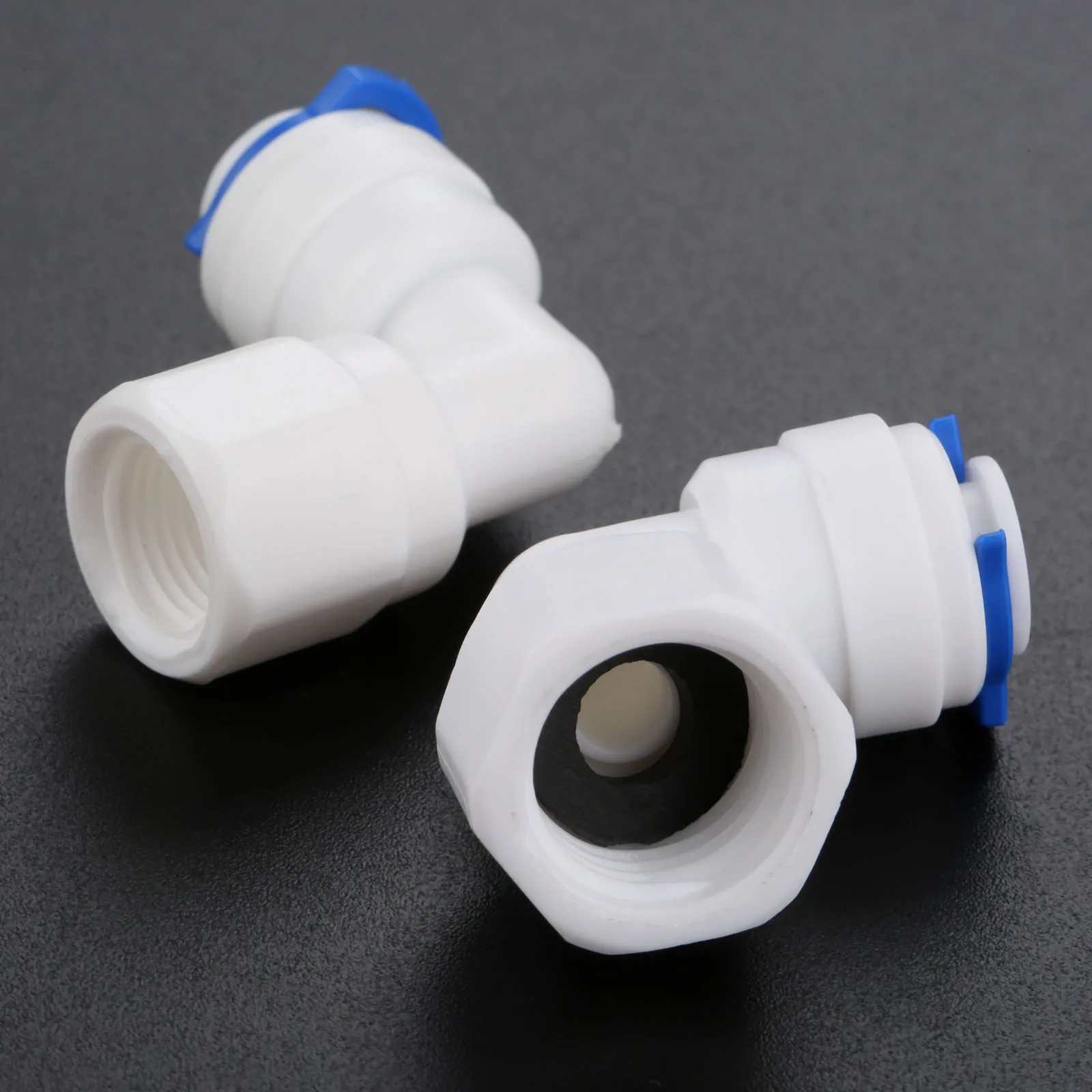 5 шт. RO водный фитинг локоть 1/4 &quot64 мм OD шланг 1/4&quot 1/2 &quot1/8&quot BSP Женская Резьбовая