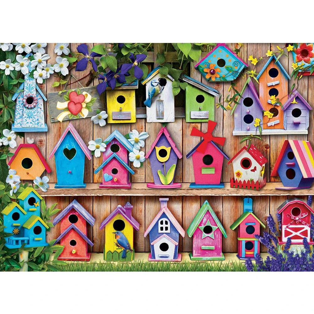 

Diamond Painting Handmade Shoe House Landscape Bridge Full Square 5D Diamond Embroidery Mosaic Decoration