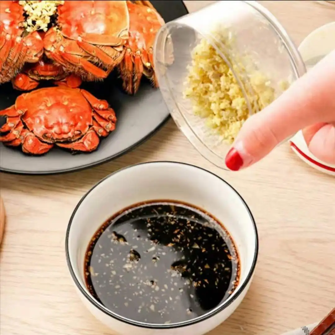 

Mini Food Garlic Vegetable Grinder Chopper Mincer Crusher Press for Meat Nuts Pepper Onion Multi-function Manual Food Processor