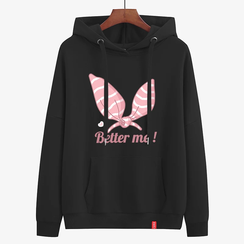 

Fashion Cartoon Rabbit Printed Sweatshirt 2020 Women Casual Hooded Pocket Long Sleeve Hoodies Girls Pocket Pullover Top