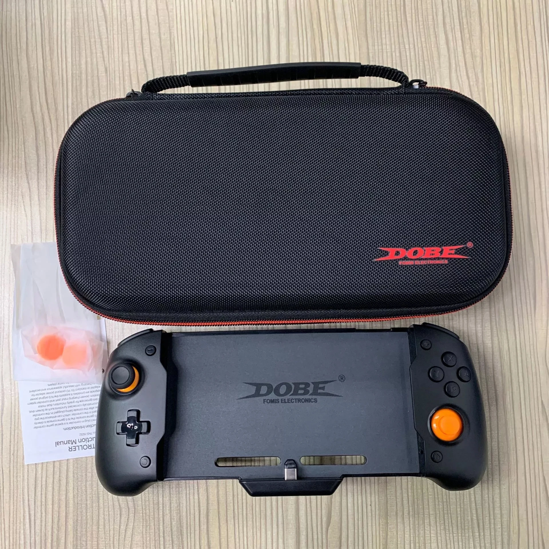 

Direct Dock Dual Vibration 6 Axis Gyro Fast Charge Handheld Hand Grip Shell Case Game Controller & EVA Bag for NS Switch Console