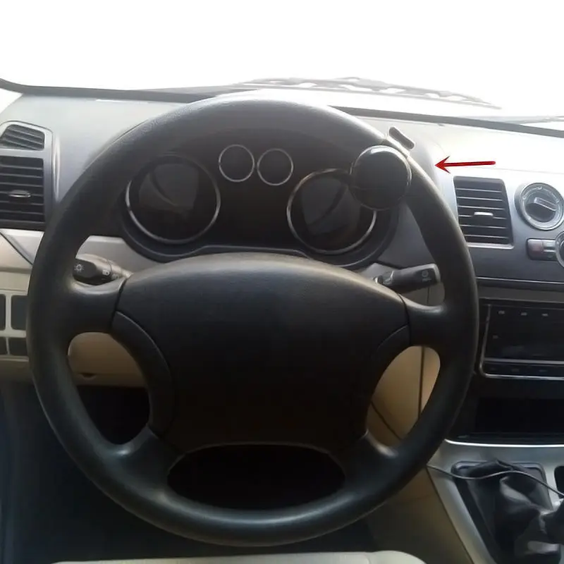 Черная Автомобильная рукоятка рулевого колеса шариковая ручка RR # H|Контроллеры| |