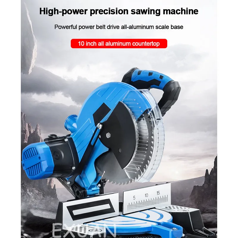 10 дюймов ленточного типа торцовочная пила алюминиевая машина для резки с высокой