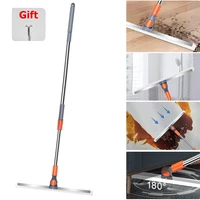 lmetjma multifunction magic broom adjustable 180%c2%b0 rotatable magic broom mop window squeegee sweeper broom wiper with hook kc0426