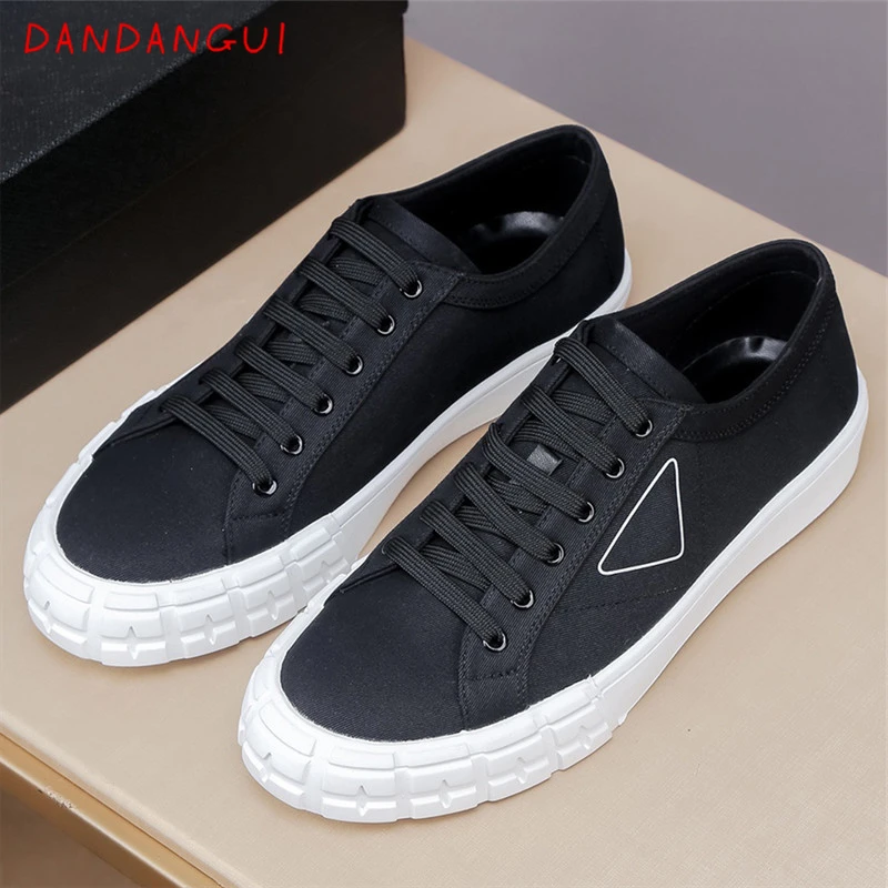 

Кеды мужские холщовые, роскошные дизайнерские брендовые кроссовки для тенниса, Повседневная модная обувь на плоской подошве, весна-осень