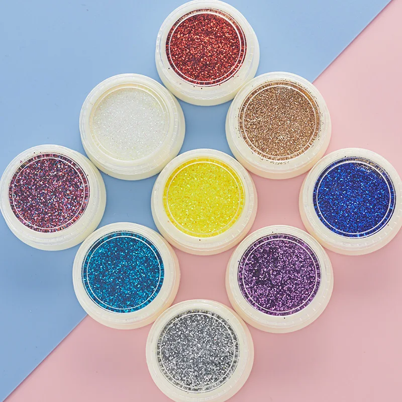 

1BoxColorful Nail Sequins Glitter Powder Hexagon Irregular Flakes Mermaid Nail Art Paillette Decoration UV Gel PolishDecoration