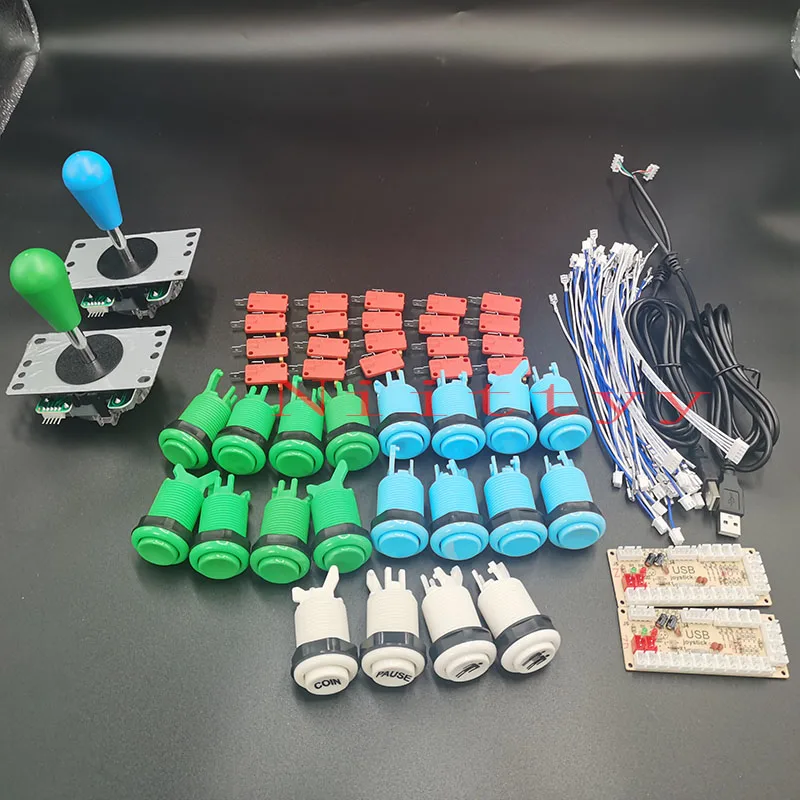 

Free shipping Arcade DIY KIT Zero Delay Arcade Usb Encoder to PC Rasberry PI American Style SANWA Joystick Happ Arcade Cabinet