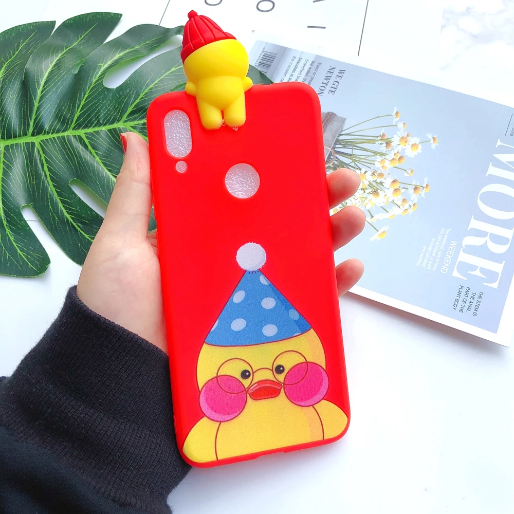 2 Honor 8X чехол для etui Huawei Y6 Y7 силиконовый чехол 3D Kawaii мягкий чехол для Huawei Y6 Y7 Prime Honor 8X 8A 8C чехол для телефона - Цвет: 2