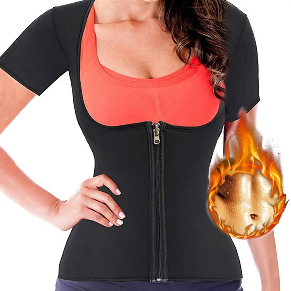 Женский банный корсет для похудения с молнией | Женская одежда
