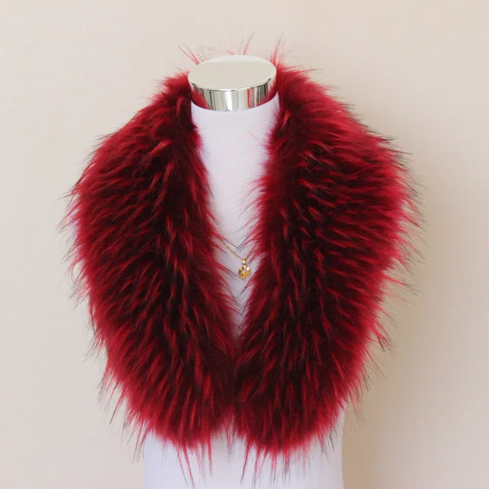Новое поступление женский шарф с воротником из искусственного меха зимняя