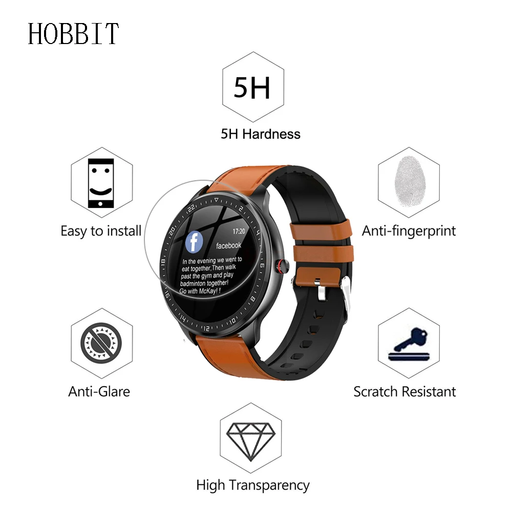 3 шт./упаковка Защитная пленка для смарт-часов Lemfo 2020 | Электроника