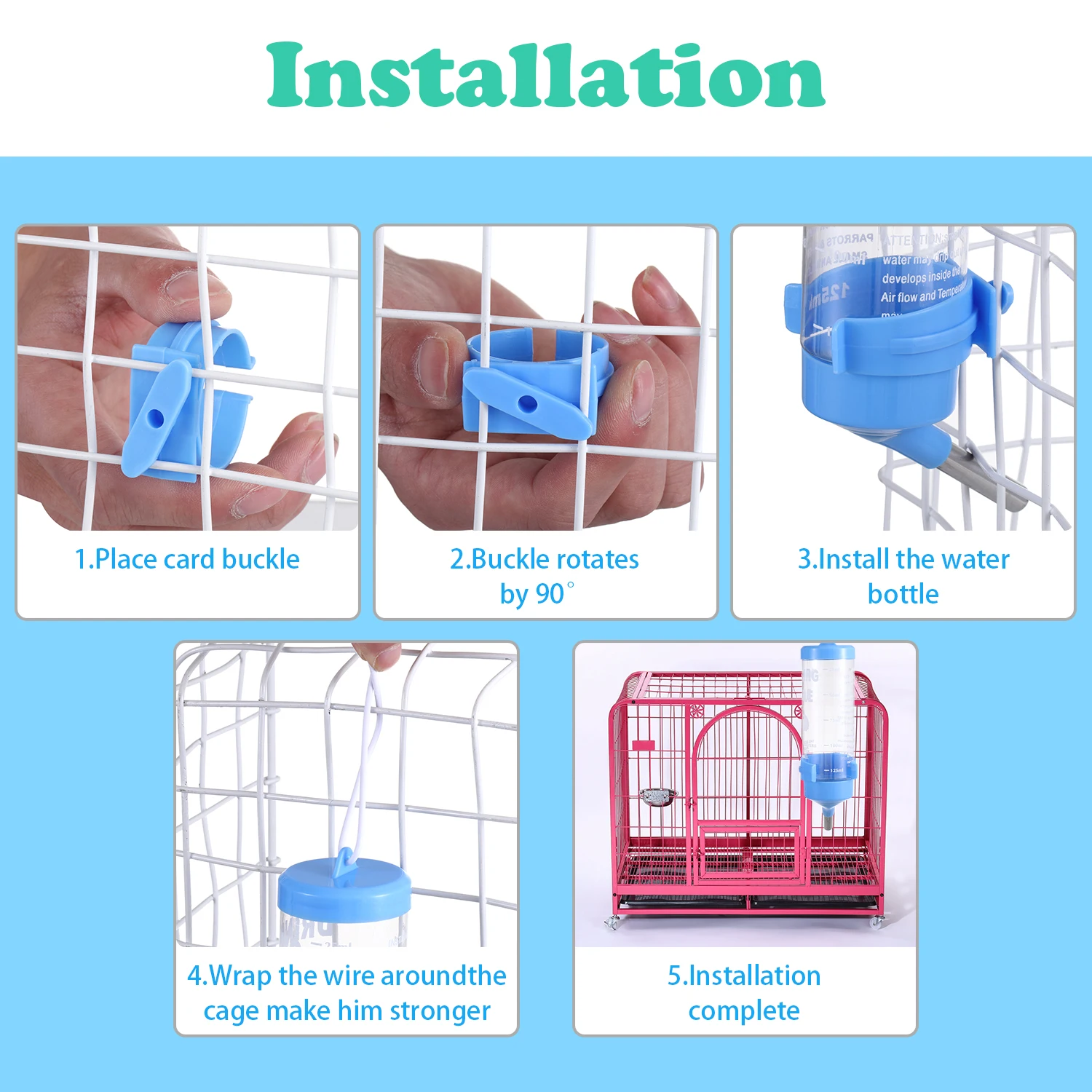 4 упаковки бутылка для воды в виде морской свинки без капель не содержит Бисфенол