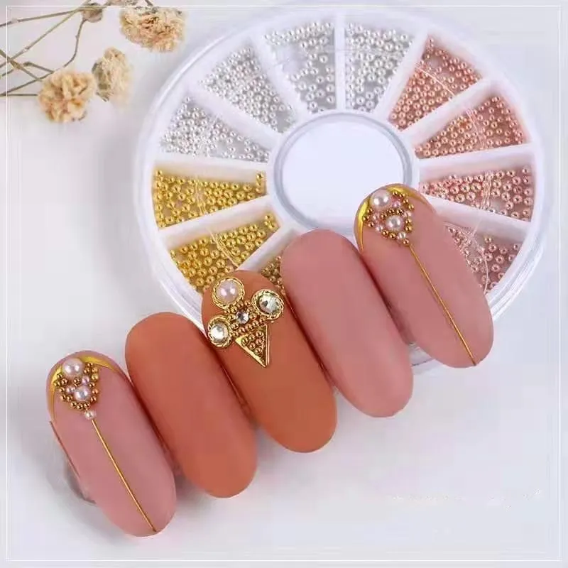 300 г/пакет Металлические Мини Микро шарики Бусины Серебряного золотого розового