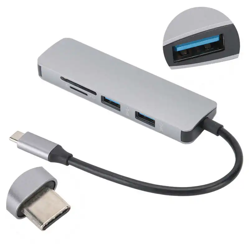 

Card Reader Card Reader Adapter Light Weight 5 Gbps Aluminum Alloy High Quality Good Strength for Laptop Computer