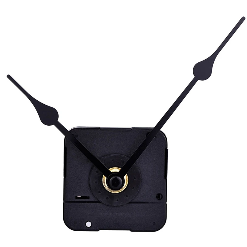 Черный 2 руками Сделай Сам Механизм кварцевых часов 6/25 дюйма Максимальная