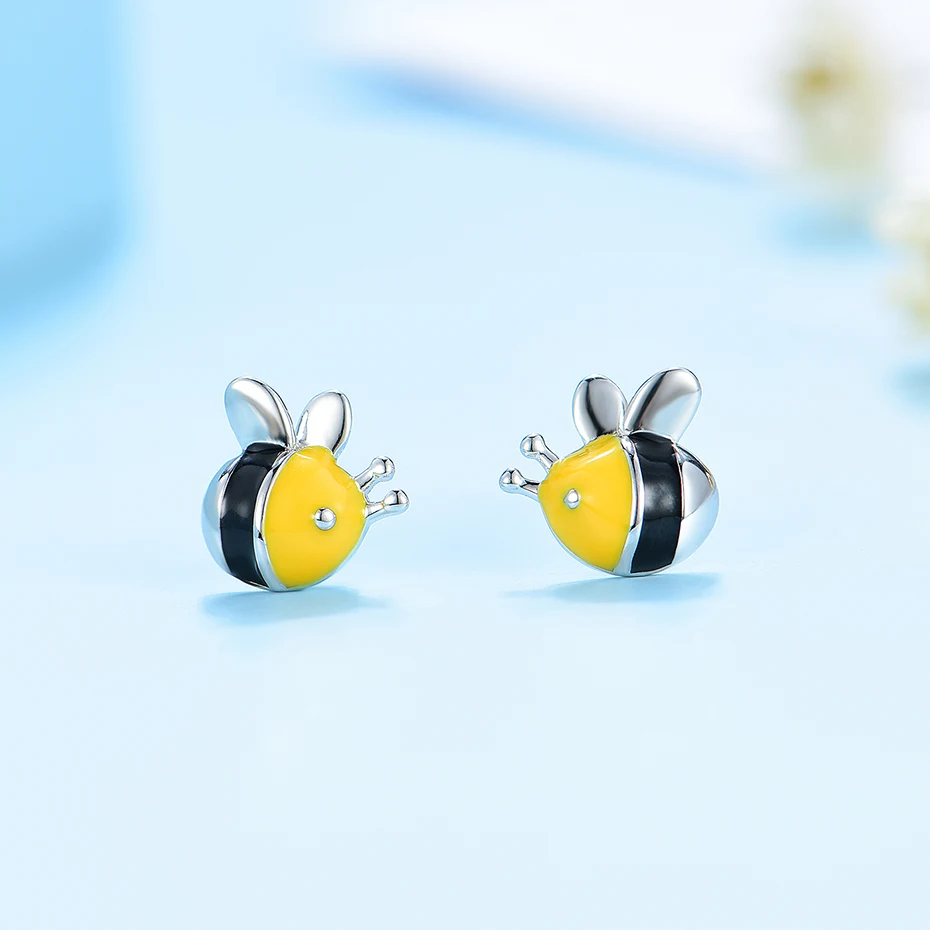 Kuololit милые серьги гвоздики для женщин детская одежда девочек однотонные 925 пробы