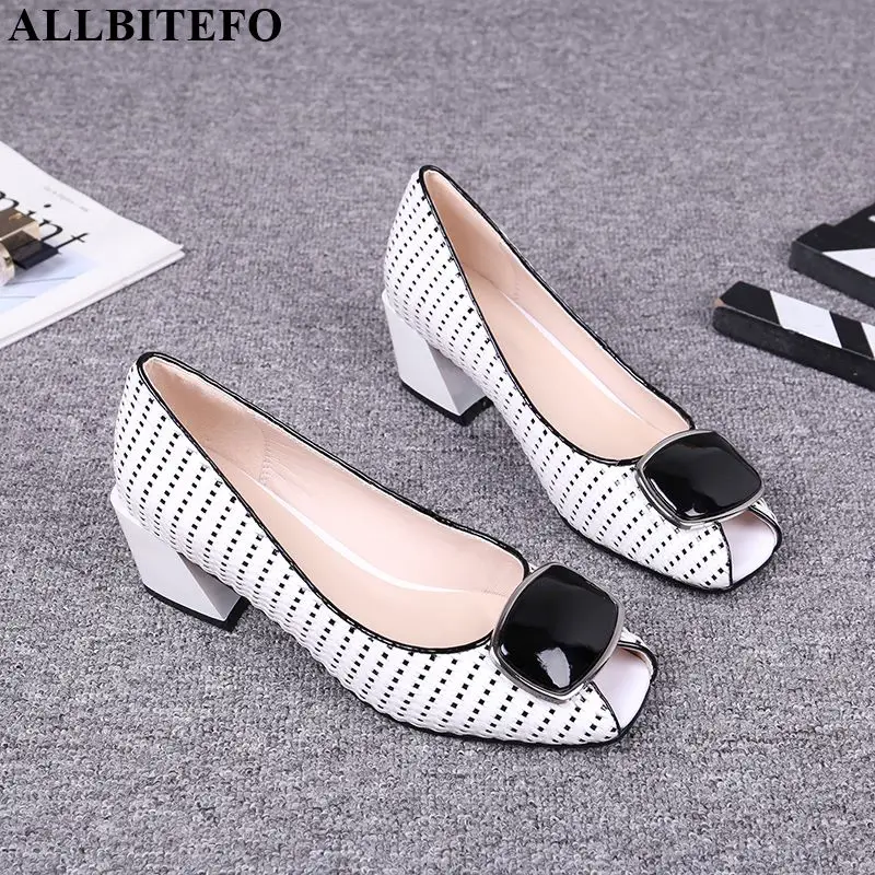 ALLBITEFO/Новинка выразительная модная женская обувь на высоком каблуке с открытым