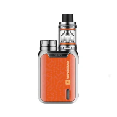 Orange Набор электронных сигарет Vaporesso Swag 18650 TC коробка мод с 3,5 мл NRG Vape Танк GT Core испаритель Набор для начинающих VS Voopoo Drag - Цвет: Orange