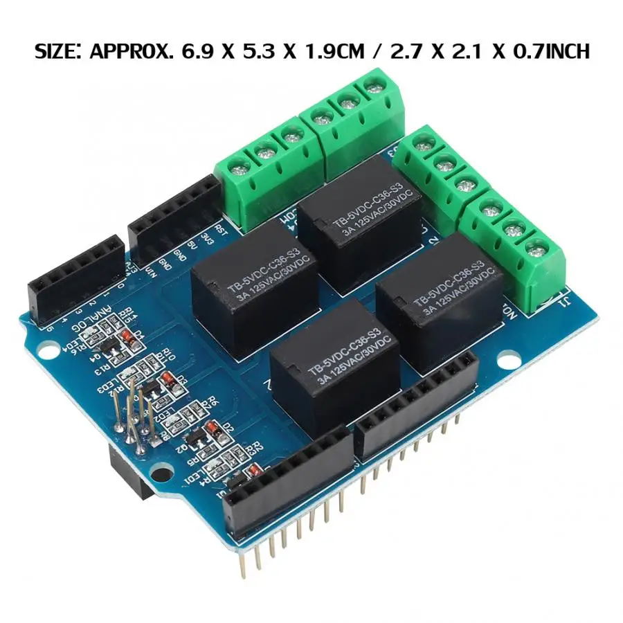 4 Канальный Релейный Щит 5 В канальный модуль плата управления Расширительная