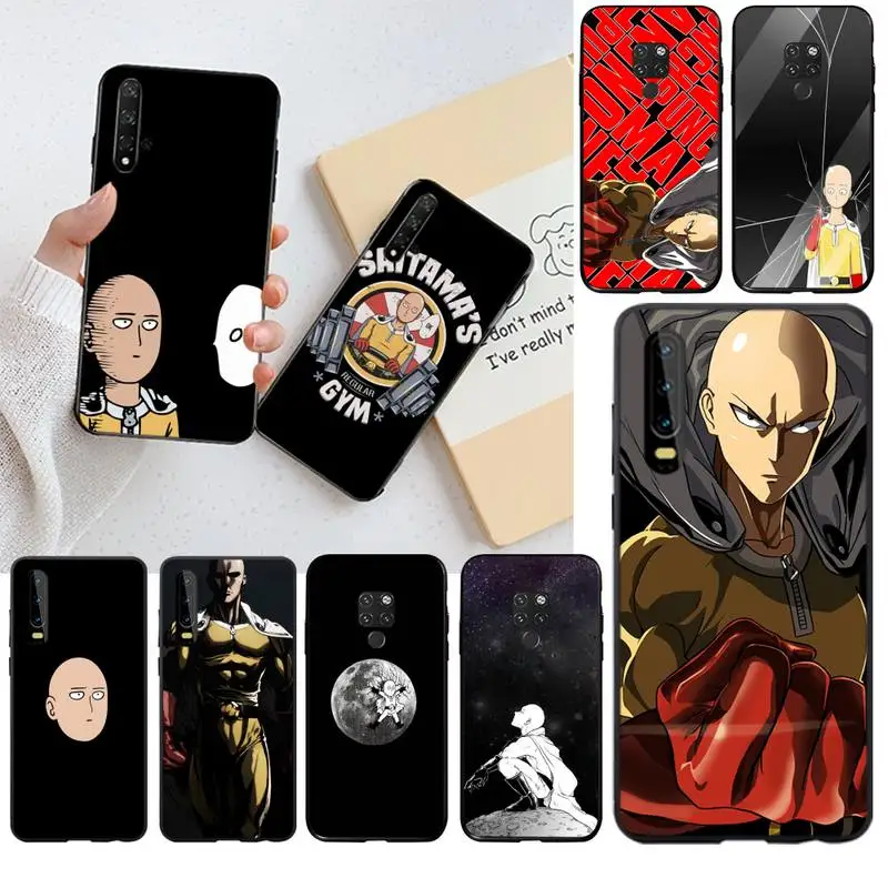 Чехол для телефона с рисунком аниме отбеливатель One Punch Man DIY чехол Huawei P40 P30 P20 lite Pro