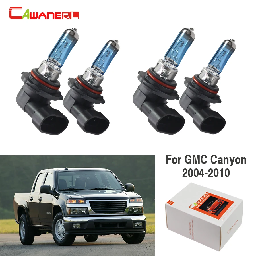 Cawanerl для GMC Каньон 2004 2010 100W Автомобильные галогеновые лампы фар головного