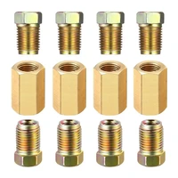 brake fittings brass inverted pipeline accessories flare union compression fitting connector adapter car tool