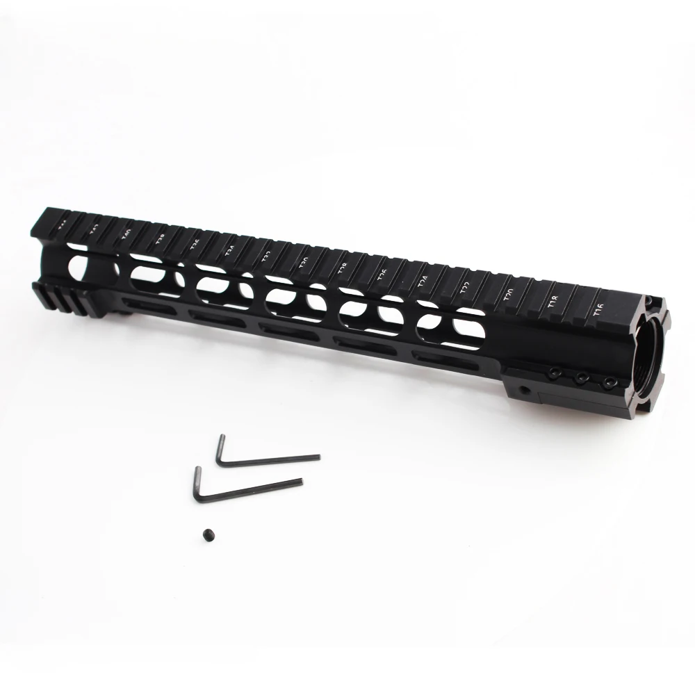 Magorui 7 10 12 15 дюймов M4/M16 AR15 бесплатно поплавок M-Lok Quad Rail Handguard Пикатинни со стальной бочковой гайкой