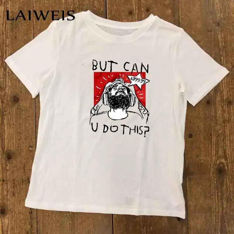 

LAIWEIS, но можете ли вы сделать эту футболку Оловянно, мем, красный логотип, высококачественные хлопковые повседневные мужские футболки, Пряма...