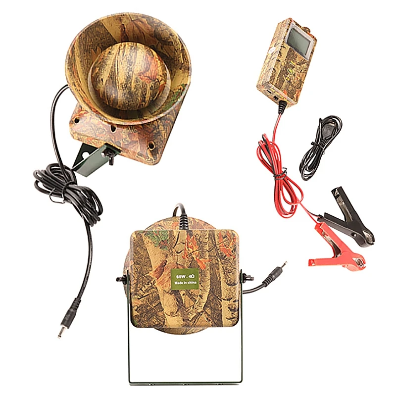 Открытый Охота Птица абонент 60 Вт Динамик Ловушка Утка ворона Манки птица SoundTrap
