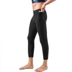 Утягивающие штаны для похудения, леггинсы для тренировок в сауне, мужское утягивающее белье для живота, термобелье, костюмы для фитнеса и тренировок