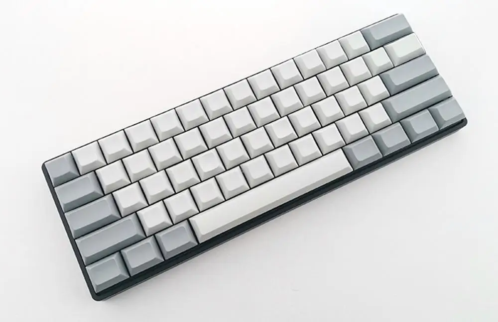 NPKC DSA клавишные колпачки чистые PBT серые оффбелые цвета смешанные для
